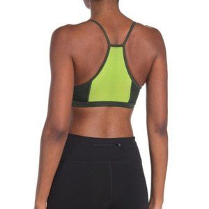 GOOD AMERICAN | The Barely There Bralette Heathered Forest Green